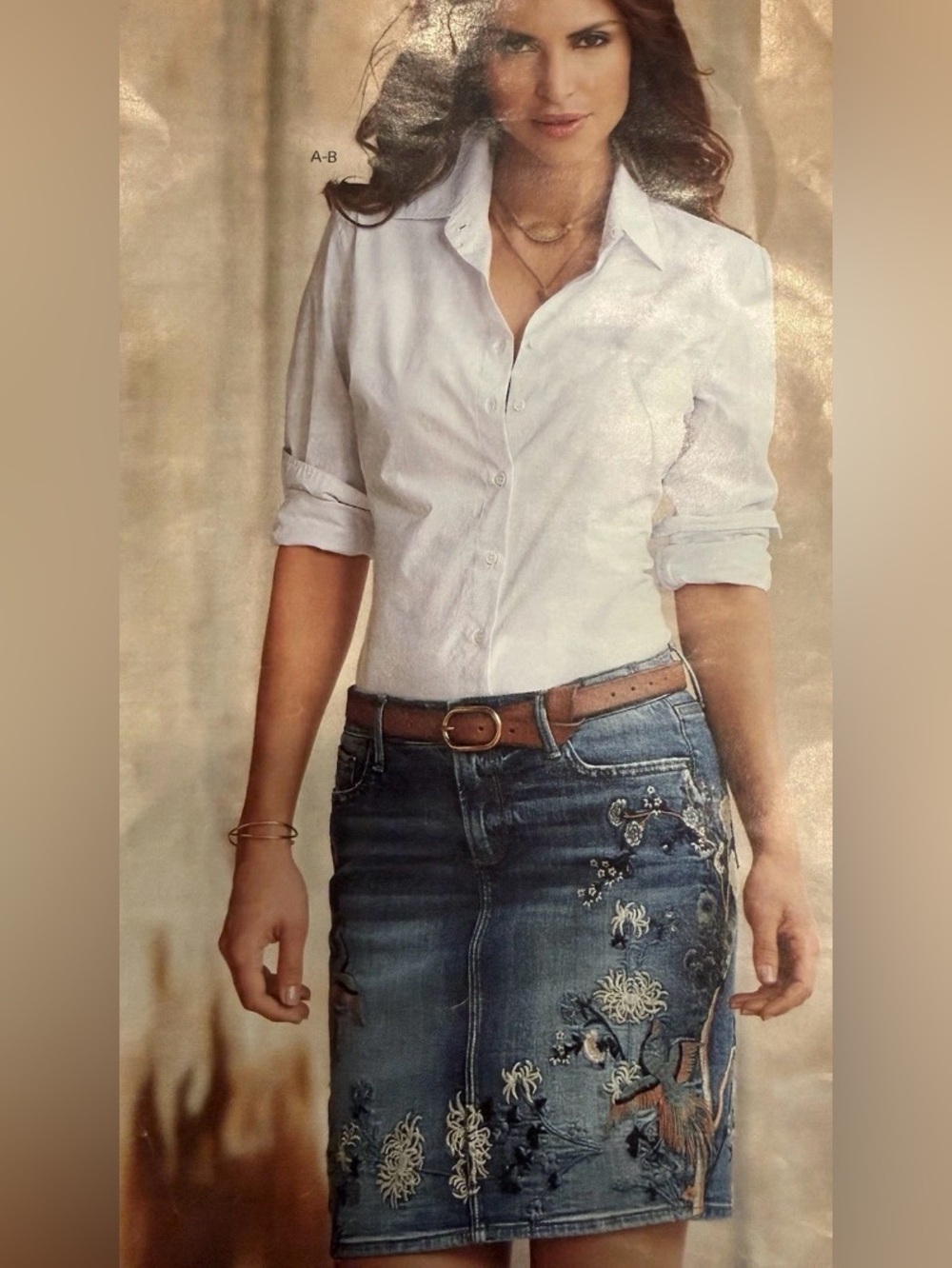 Driftwood Kate Denim Skirt